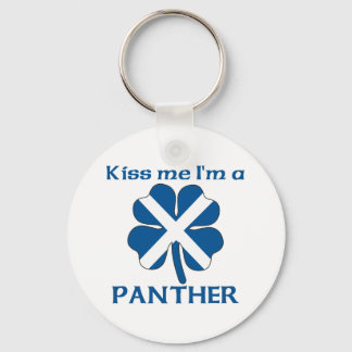 Porte-clés Personnalisé Scottish Kiss Me Je suis Panther