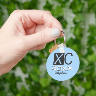Porte-clés personnalisé XC Cross Country Running