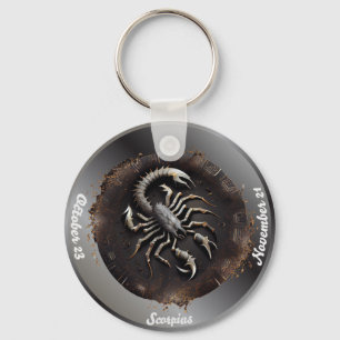Porte-clés personnalisé Zodiaque Scorpion Scorpion