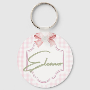 Porte-clés Personnalisée Eleanor Baby Girl En vichy