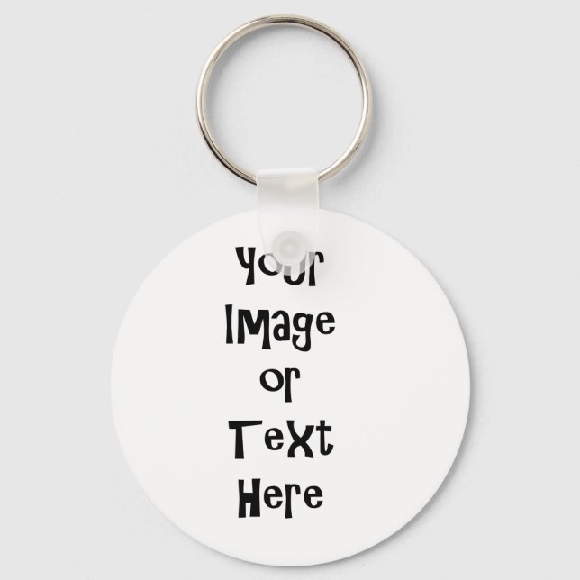 Porte-clés Personnaliser avec images et texte personnalisés (Recto)