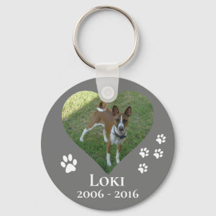 Porte-clés Personnaliser commémorative pour animaux de compag