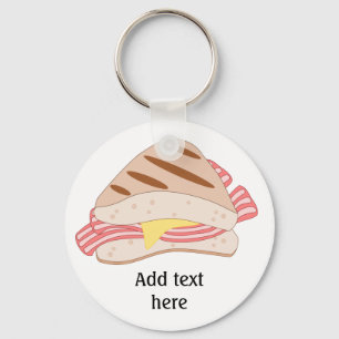 Porte-clés Personnaliser de ce graphique Bacon Sandwich