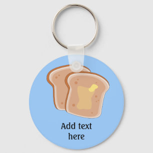 Porte-clés Personnaliser de ce graphique Toast Beurré