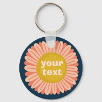PERSONNALISER IT Pink Daisy Sunflower Nom Balise