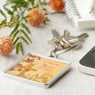 Porte-clés Personnaliser, Jubilee Anniversaire Nun Cross, Fil