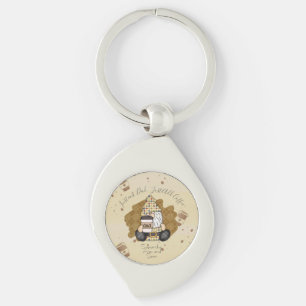 Porte-clés Personnaliser pour le papa amoureux du café VINT