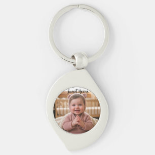 Porte-clés personnaliser un simple tourbillon personnalisé