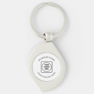 Porte-clés personnalisés avec logo et slogan de l'