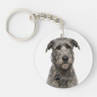 Porte-clés personnalisés chien Lévrier Irlandais g