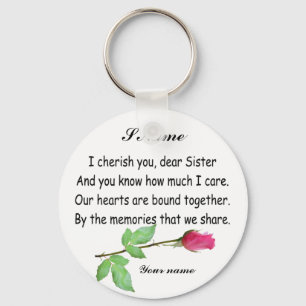 PORTE-CLÉS PERSONNALISEZ SISTER-KEYCHAIN