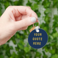 Personnalisez Votre Citation Ici Cadeau Navy Or Pe