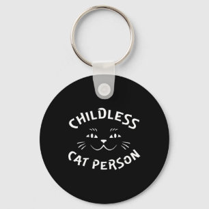 Porte-clés Personne chatte sans enfant