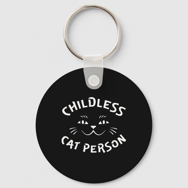 Porte-clés Personne chatte sans enfant (Recto)