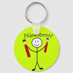 Porte-clés Personne de bâton de Phlebotomist