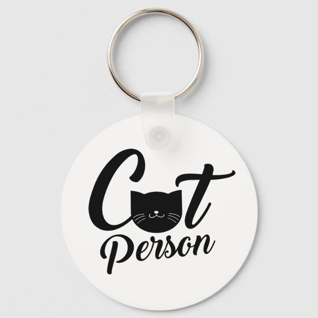 Porte-clés Personne du chat (Recto)