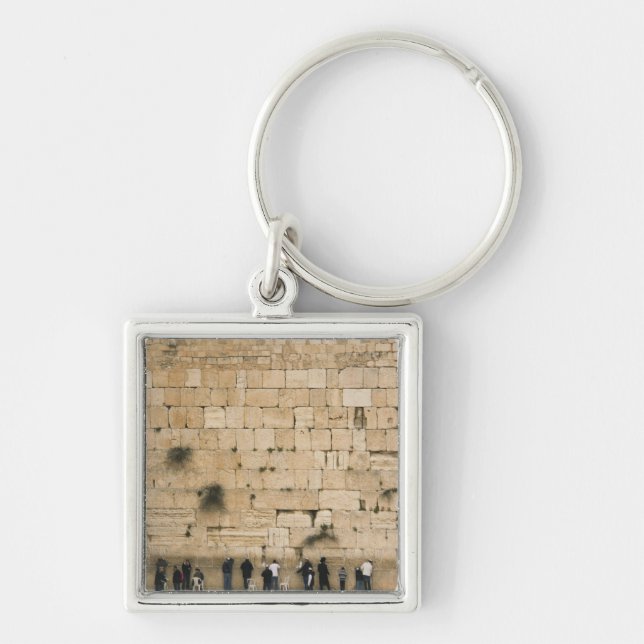 Porte-clés Personnes priant au mur des lamentations (Devant)