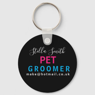 Porte-clés PET groomer, dog walker,  designer artist
