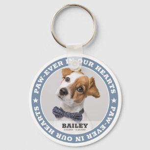 Porte-clés Pet Memorial Simple Moderne Personnalisé garde pho