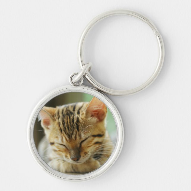 Porte-clés Petit bébé de sommeil Kitty (Devant)