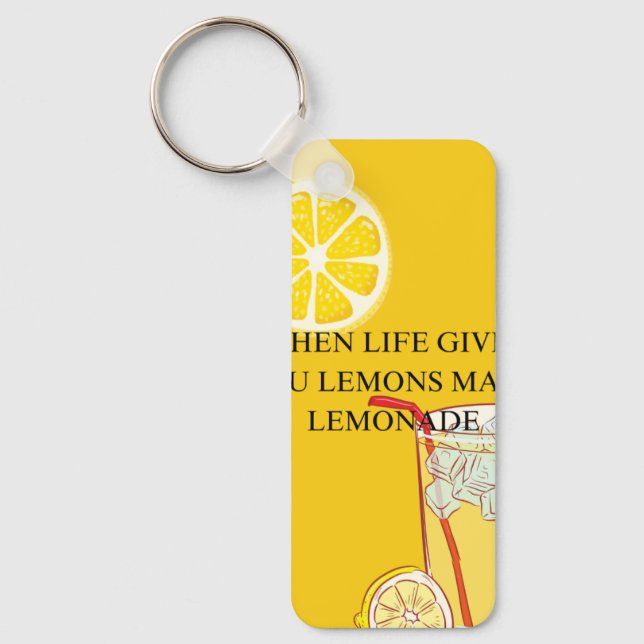 Porte-clés Petit charme citron (Recto)
