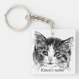 Porte-clés Petit Chat Douce Personnalisable
