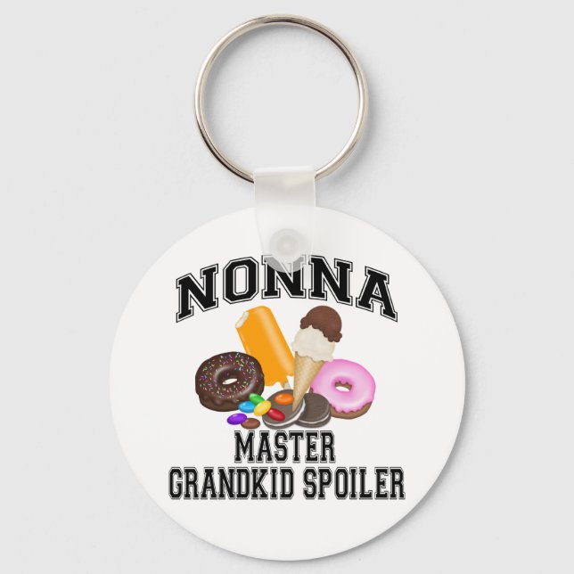 Porte-clés Petit-enfant Spoiler Nonna (Recto)