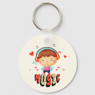 Porte-clés Petit garçon avec musique