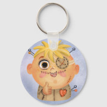 Petit garçon en costume vaudou Sticke rond classiq