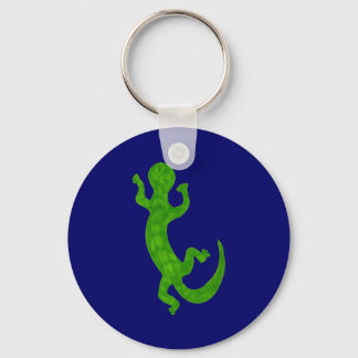 Porte-clés Petit gecko vert