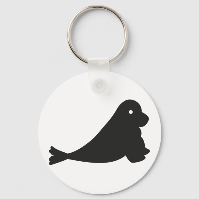 Porte-clés Petit léopard de mer (Recto)