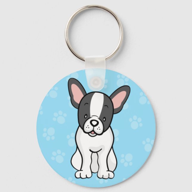 Porte-clés Petit Porte - clé de Bulldog français (Recto)