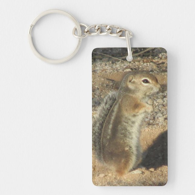 Porte-clés Petit porte - clé d'écureuil de désert (Devant)