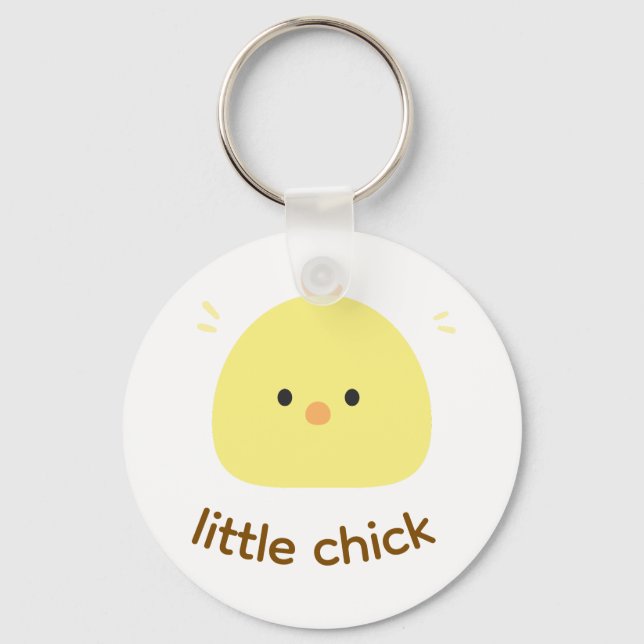 Porte-clés Petit Poussin Mignon | Sac Poussin Bébé (Recto)