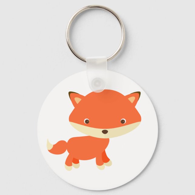 Porte-clés Petit renard rouge (Recto)