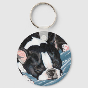 Porte-clés Petit somme de Boston Terrier