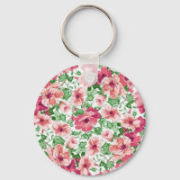 Petite fille motif floral mince.
