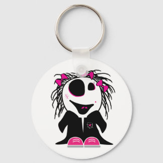 Porte-clés petite fille zombie mignonne