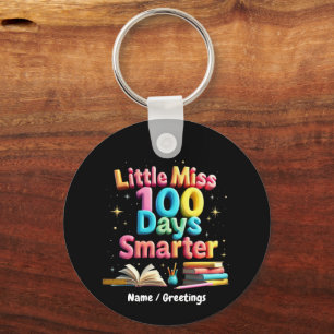 Porte-clés Petite Mademoiselle 100 Jours Plus Intelligente Cé