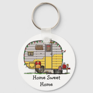 Porte-clés Petite remorque de campeur occidentale HSH
