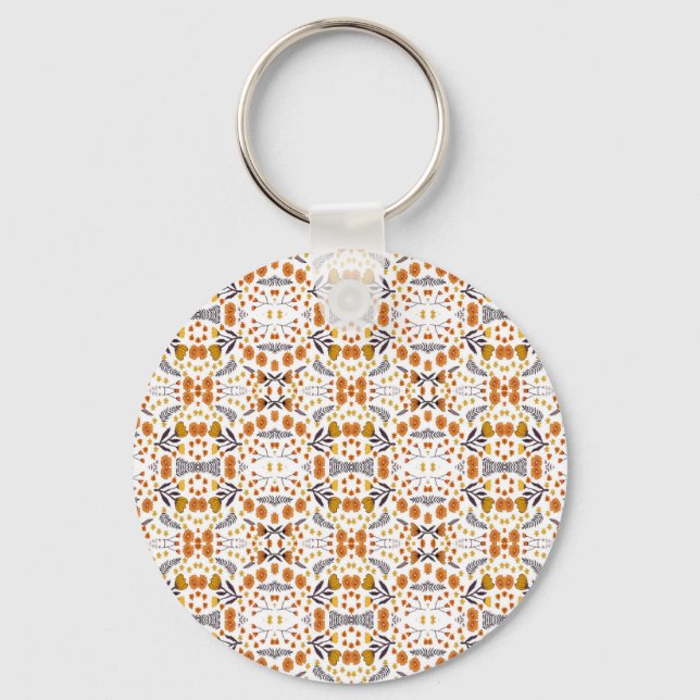 Porte-clés Petites Fleurs Sauvages (Recto)