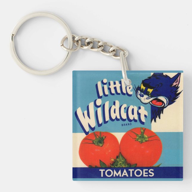 Porte-clés Petites tomates Wildcat créer étiquette (Devant)
