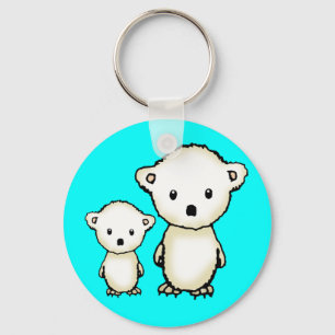 Porte-clés petits ours polaires