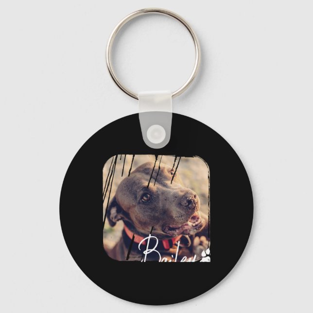 Porte-clés Pets Modern Simple Cool Nge Name And Photo T Shirt (Recto)
