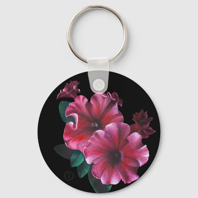 Porte-clés Petunia flower Key Chain (Recto)