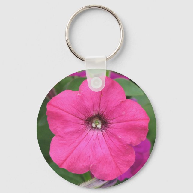 Porte-clés Petunia rose (Recto)
