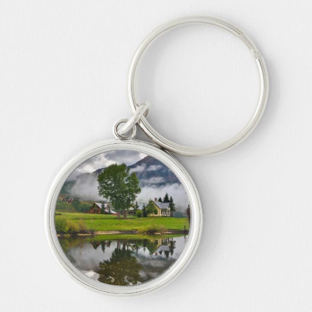Porte-clés Peu de Chambre en brume sur le lac (Devant)