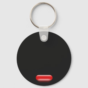Porte-clés Peu de pilule rouge