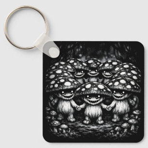 Porte-clés Peuple Champignon • Créatures de la Forêt par Bur