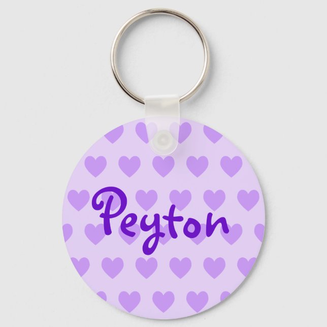 Porte-clés Peyton en violet (Recto)